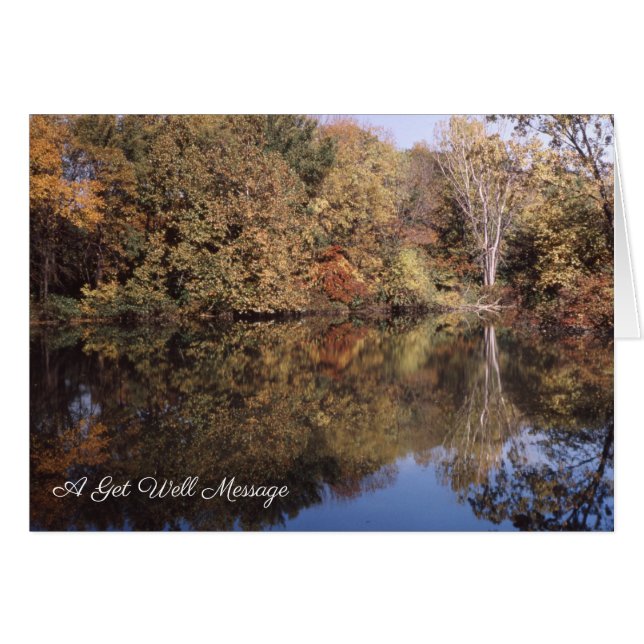 Automne, Les Réflexions Sur L'Eau S'Améliorent (Devant Horizontal)