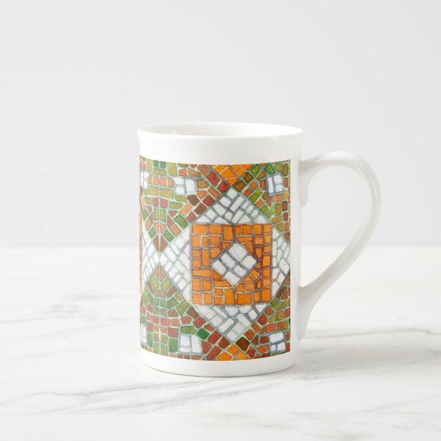 AUTOMNE MOSAIC Bone China Mug (Droite)