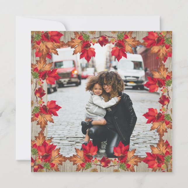 Automne Orange Citrouilles Automne Feuilles (Dos)