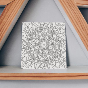 Automne paisible : Carte de coloriage du feuillage