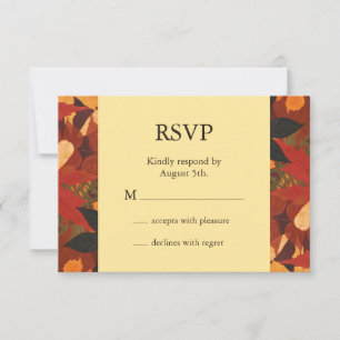 Automne part Mariage RSVP