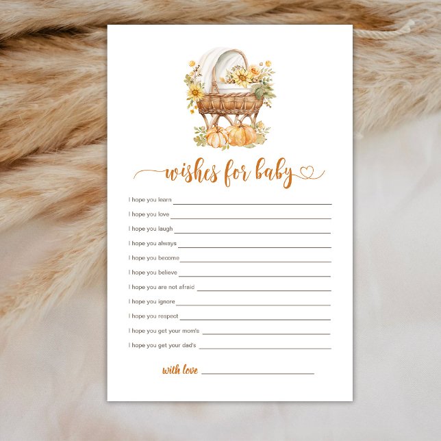 Automne Petit Citrouille Neutre Voeux pour le jeu  (Créateur téléchargé)