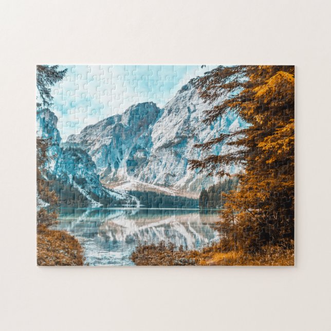 Automne Pittoresque Puzzles Mountain Art Complexe  (Horizontal)
