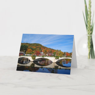 Automne - Pont des Fleurs carte pour notes