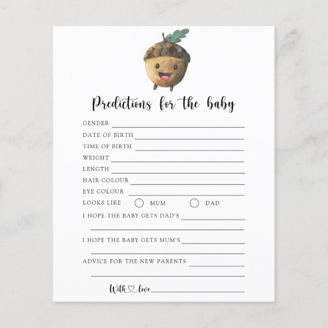 Automne - prédictions et conseils pour bébé (Devant)