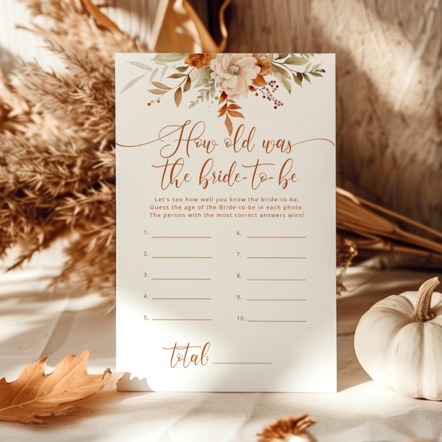 Automne Quel âge avait la mariée pour être un jeu (Créateur téléchargé)