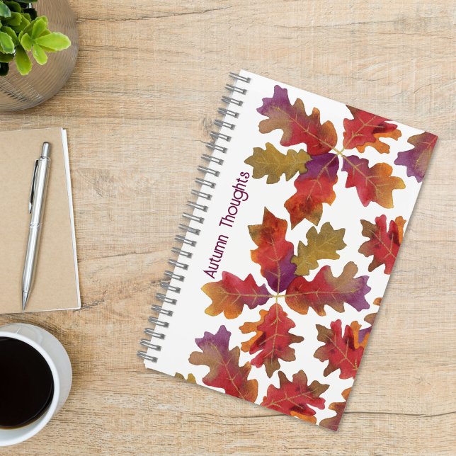 Automne Réflexions Coloré Oak Leaf Journal (Créateur téléchargé)
