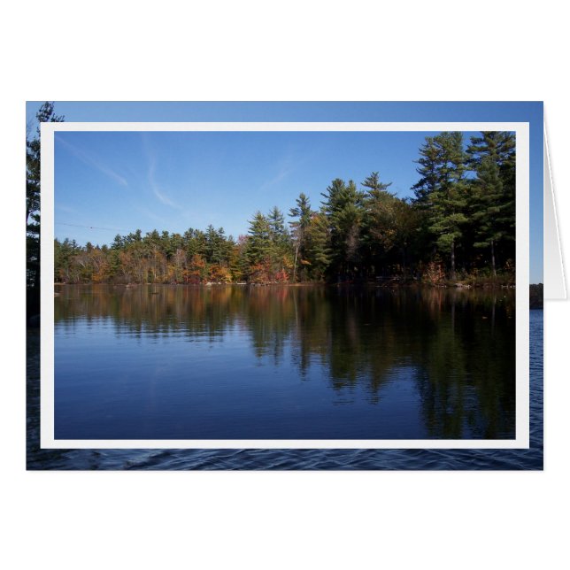 Automne Réflexions sur le lac (Devant horizontal)
