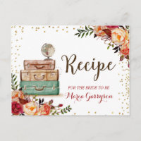 Automne Rouge Marsala Voyage Thème Recette Carte