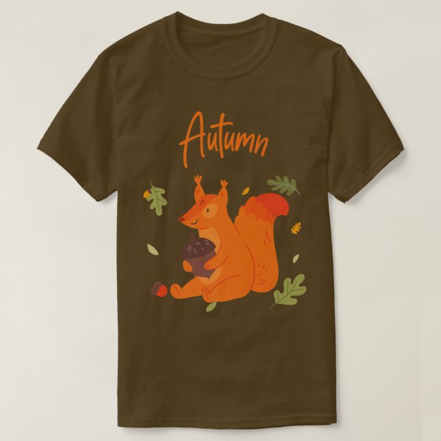 Automne Saison Automne T-Shirt (Design devant)