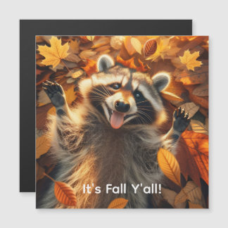 Automne Silly Raccoon personnalisable