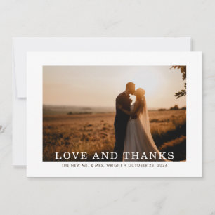 Automne Sprig Amour et Merci Mariage