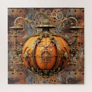 Automne Steampunk Citrouille Puzzle