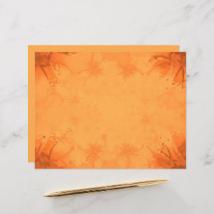 Automne Victorien Brown Orange Motif