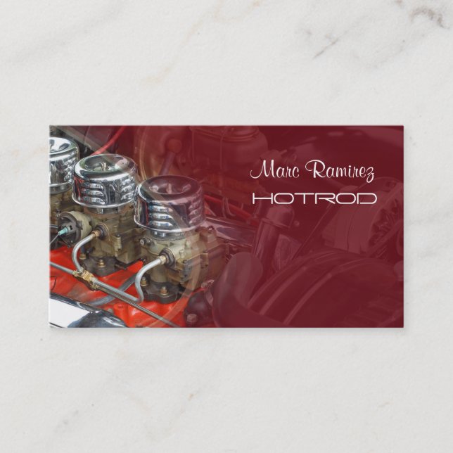 Automobile, cartes de visite photo (Devant)