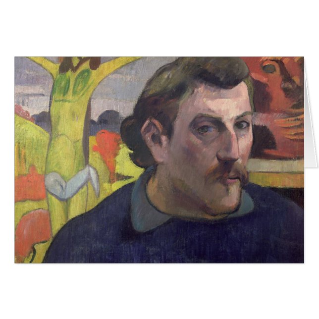 Autoportrait avec le Christ jaune, 1890 (Devant horizontal)
