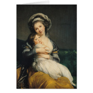 Autoportrait dans un turban avec son enfant, 1786