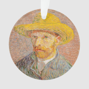 Autoportrait de Vincent Van Gogh avec chapeau de p