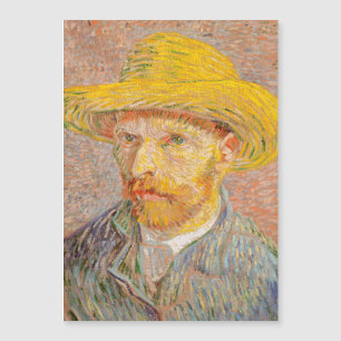 Autoportrait de Vincent Van Gogh avec chapeau de p