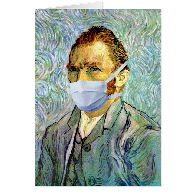 Autoportrait de Vincent Van Gogh avec un masque de (Devant)