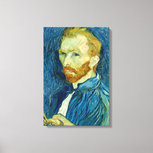 Autoportrait de Vincent van Gogh sur toile
