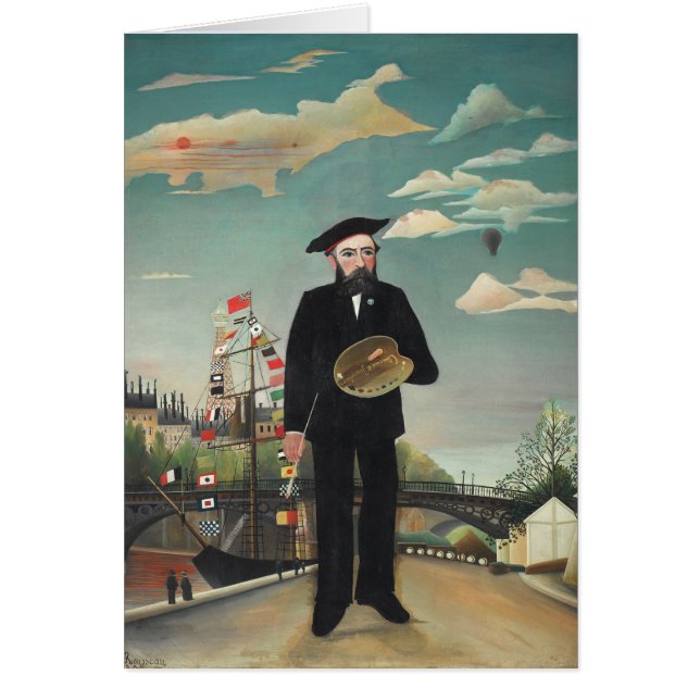 Autoportrait Paysage 1890, Henri Rousseau (Devant)
