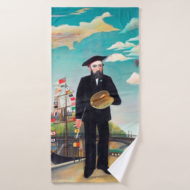 Autoportrait, Paysage, Rousseau (Serviette de bain)