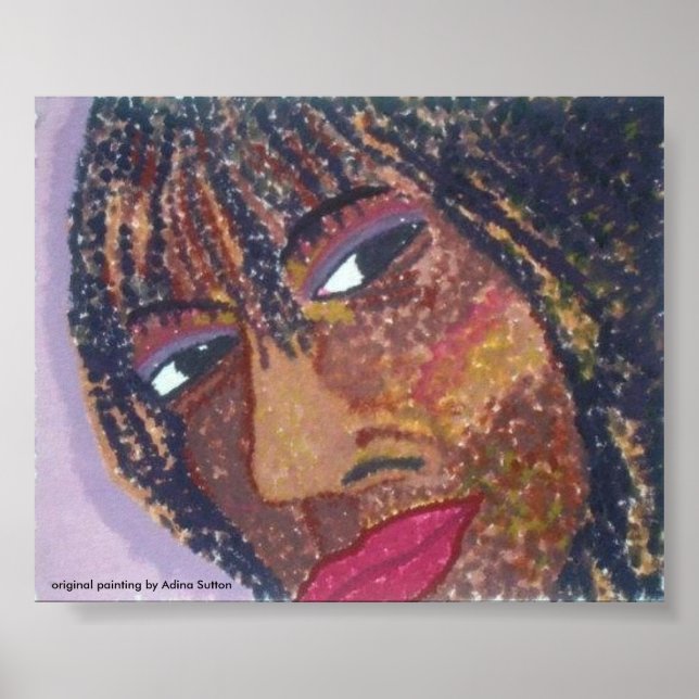 "Autoportrait - Poster Numériquement restauré (Devant)