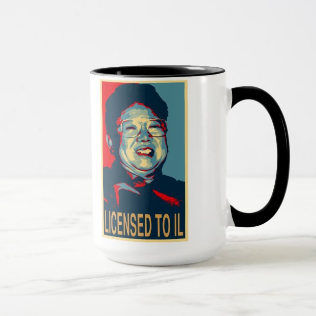Autorisé dans la tasse de parodie de l'IL (Droite)