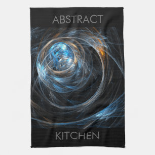 Autour du monde Art Abstrait serviette de cuisine