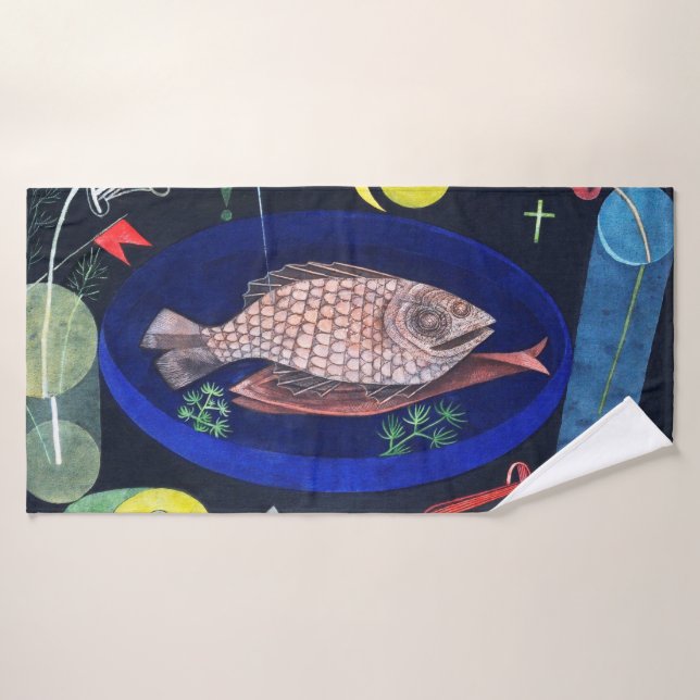 Autour du poisson, Paul Klee (Serviette de bain)