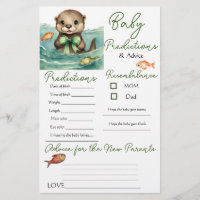 Autre Carte de conseil sur les prédictions des béb