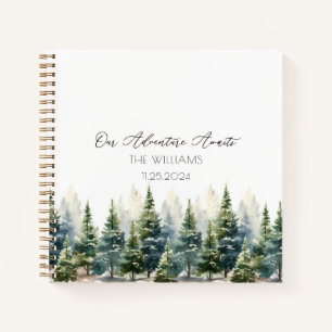 Autre Mariage Invité Vert Livre Pine Trees