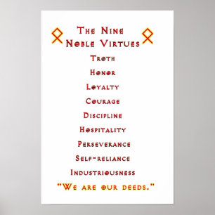 Autre Nine Noble Virtues Poster