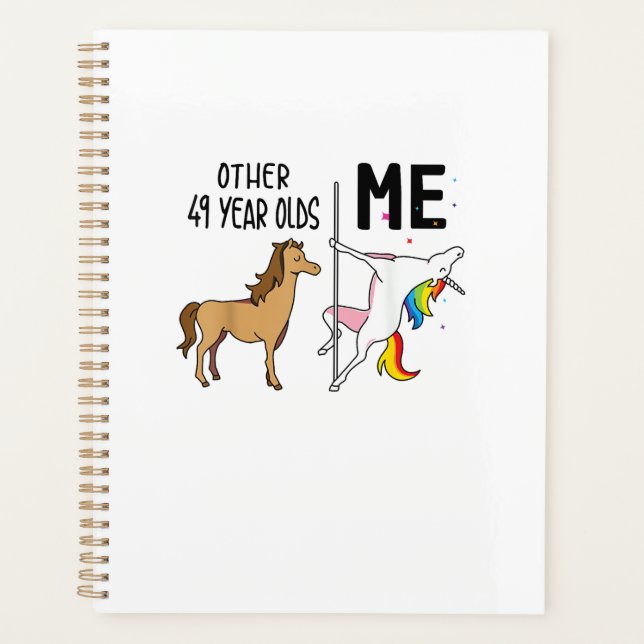 Autres cadeaux d'anniversaire de licorne 49 ans et (Devant)
