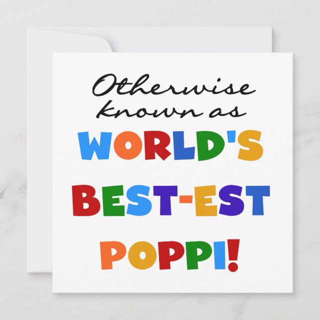 Autres T-shirts et cadeaux Poppi les plus connus (Devant)