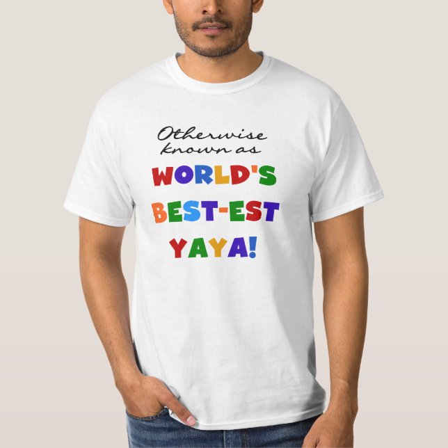 Autres T-shirts et cadeaux Yaya les plus connus (Devant)