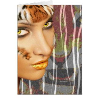 Autres Tiger Female Thérienne art, maquillage éton