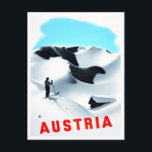 Autriche carte postale voyage vintage<br><div class="desc">Autriche carte postale voyage vintage</div>