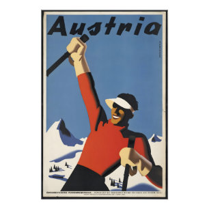 Autriche poster vintage