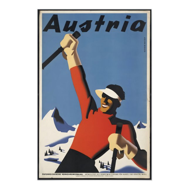 Autriche poster vintage (Devant)