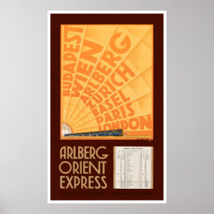 Autriche Poster Vintage voyage restauré