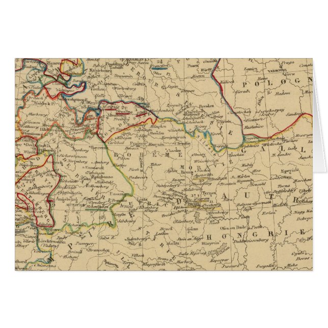 Autriche, Prusse, Confed Germanique, Pologne (Devant horizontal)