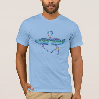 Autruches Arc-en-Ciel Mignonnes T-Shirt Graphique