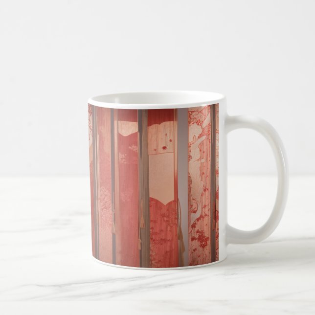 Autumn Bamboo Fence Mug - Japanese Elegance (Droite)