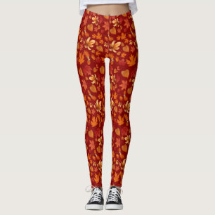 Autumn Bliss Colorful Fall Feuilles Leggings