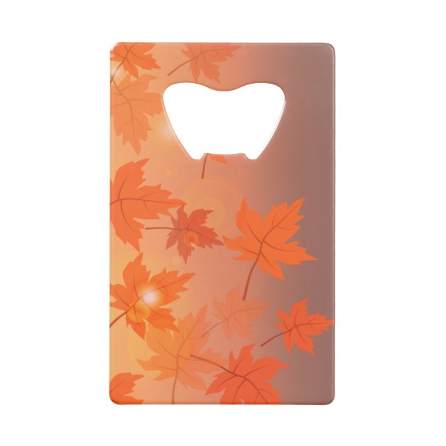 Autumn design with maple leaves and bokeh effect   (Devant)