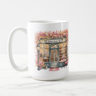 Autumn Dreams Café Mug — Cozy Floral Bookshop
