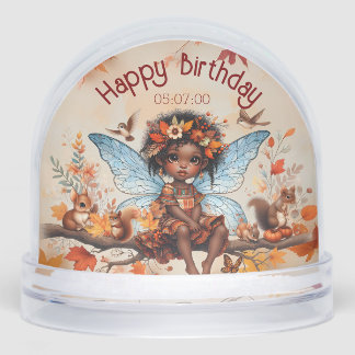 Autumn Fall African Fairy Woodland Animal Birthday