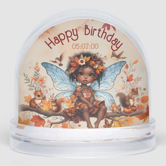 Autumn Fall African Fairy Woodland Animal Birthday (Avant)